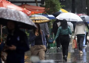 Chuvas fortes predominam nas regiões Sudeste e Centro-Oeste do país